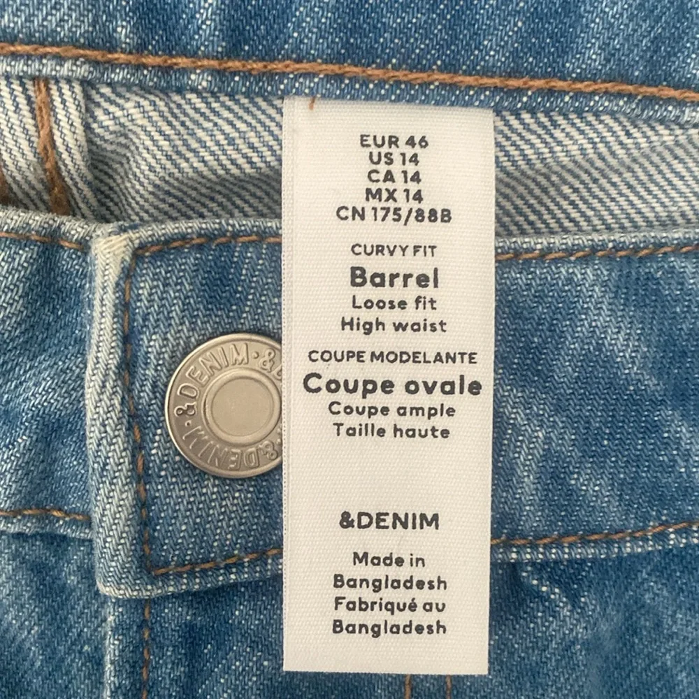 &DENIM Curvy Fit Barrel NWOT 💯 Cotton - Picture 7 of 7
